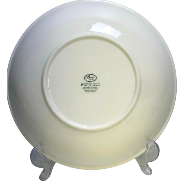 Portmeirion Vintage Botanic Garden England 9" 'Peony' Individual Pasta Bowl - Picture 5 of 6